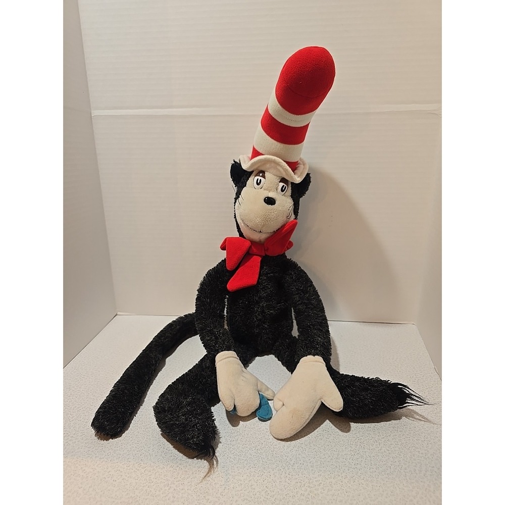Vintage 1983 Dr. Seuss Cat in the Hat Stuffed Animal Plush Toy‎ Coleco